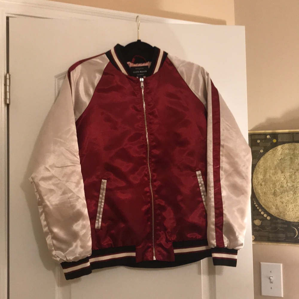 Varsity bomber jacket